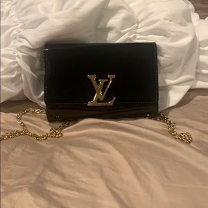 Black & gold beautiful Louis Vuitton evening bag